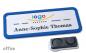 Preview: Namensschild office 30 "quick-print" blau