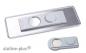 Preview: Namensschild aluline-plus® 25 "system" silber matt