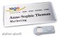 Preview: Namensschild aluline-plus® 38 "system" silber matt
