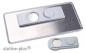Preview: Namensschild aluline-plus® 38 "logo-print" silber matt