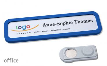 Namensschild office 20 "classic" blau