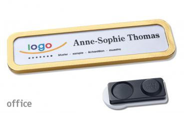 Namensschild office 20 "classic" gold