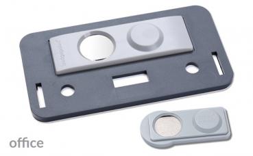 Namensschild office "color-print" blau