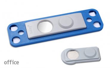 Namensschild office 20 "quick-print" blau