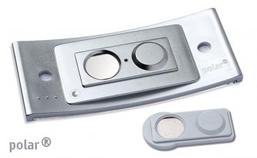 Namensschild polar® 35 "alu-complete" edelstahl