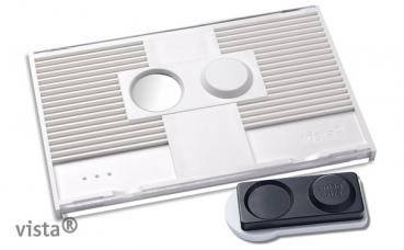 Namensschild vista® 50 "classic" reinweiß