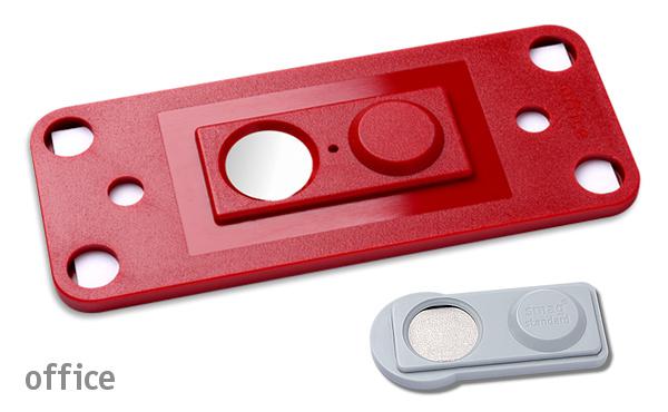 Namensschild office 30 "classic" rot