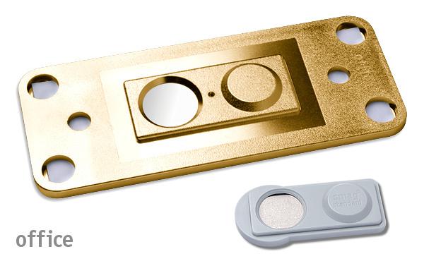 Namensschild office 30 "quick-print"gold