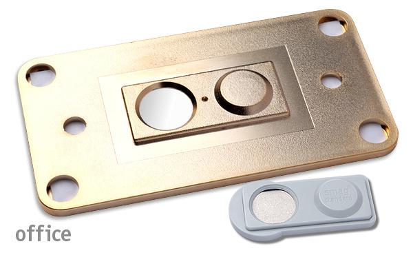 Namensschild office 40 "quick-print" gold