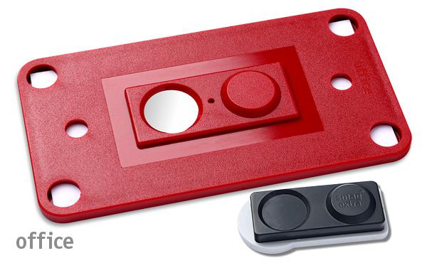 Namensschild office 40 "classic" rot