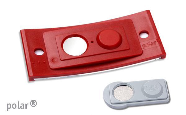 Namensschild polar® 35 "color-complete" rot