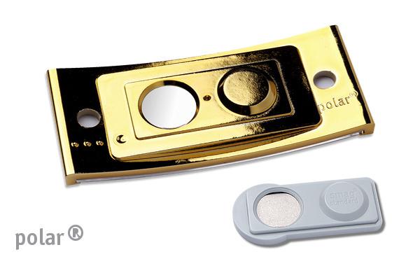 Namensschild polar® 30 "classic-clear" gold