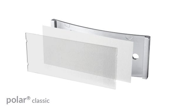 Namensschild polar® plexi-contour