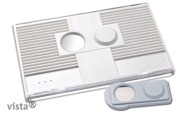 Namensschild vista® 50 "classic" reinweiß