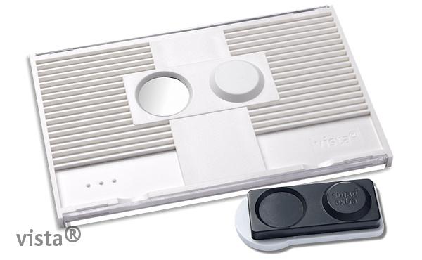 Namensschild vista® 50 "classic" reinweiß