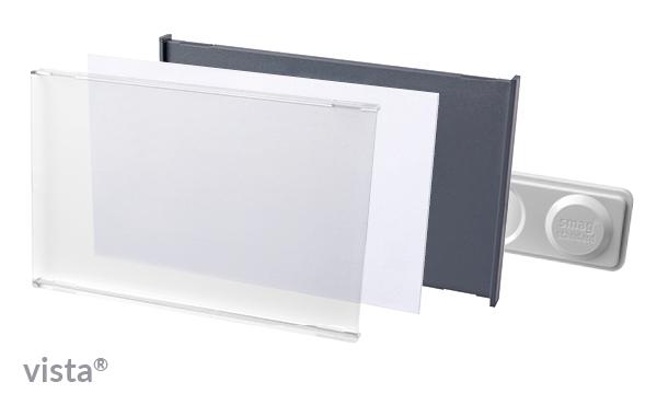 Namensschild vista® 50 "classic" anthrazit