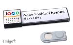 Namensschild amigo® "alu-print" anthrazit